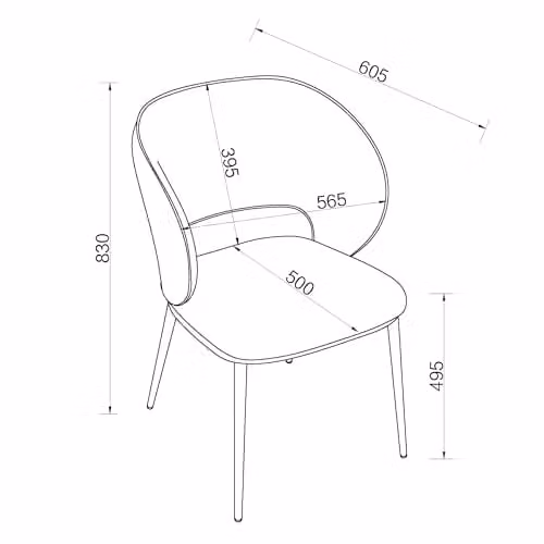 Bentley Designs Luca Upholstered Chairs in White Faux Leather (Pair) – 2