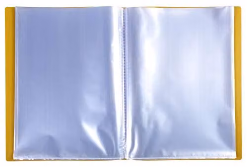 Exacompta Opak A4 Display Book with 100 Anti-Glare Pockets in Yellow
