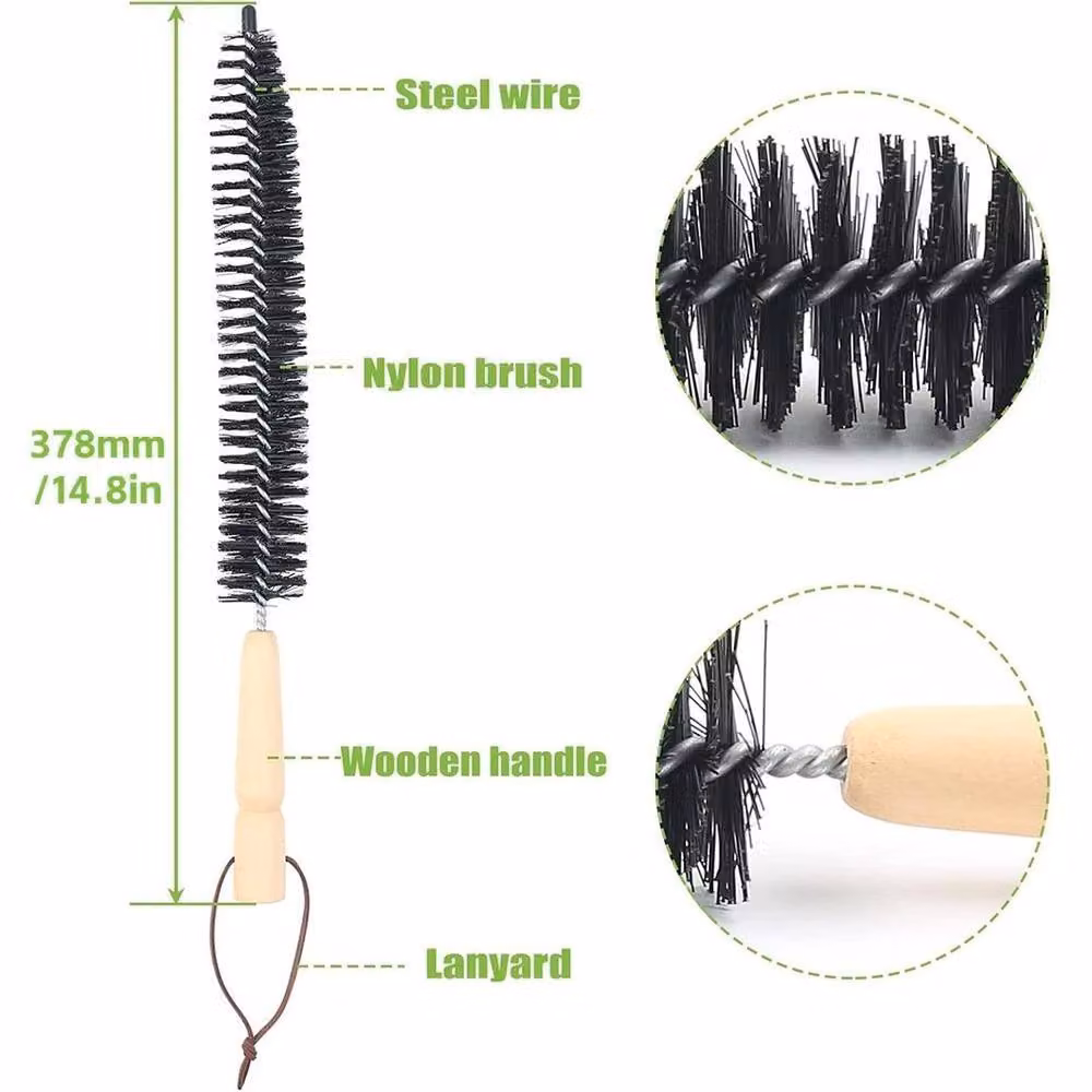FLAVORA 24pc Flexible Chimney Sweep Set Flue Sweeping Brush in Black – 5