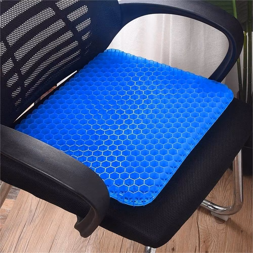 Kelvenix Ergonomic Pressure Relief Gel Honeycomb Wheelchair Seat Pad, Blue, W/D/H: 120 x 120 x 120 cm – 3