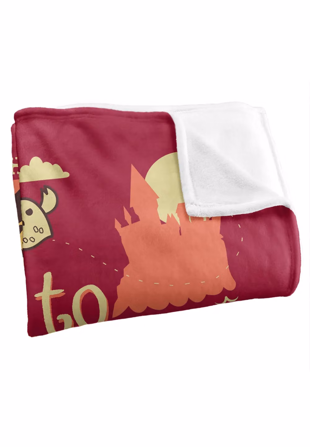 LOGOVISION Harry Potter Back to Hogwarts Platform 9 3/4 Chibis Super Soft Fleece Throw Blanket, White and Multicolour, W: 152 cm, D: 127 cm – 3