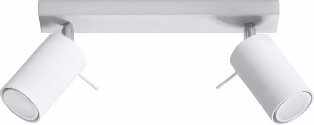 Sollux Lighting Modern White Ring Ceiling Lamp, W/D/H: 30 x 16 x 6 cm – 1