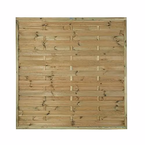 Forest Brown Impregnated Wooden Fence Board, Pack of 3