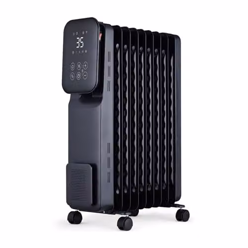 MYLEK 2000W Smart Oil Filled Radiator with WiFi App Control and Timer, Black – 2