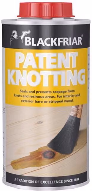 Blackfriar Patent Knotting Shellac Wood Sealer, Black, 250 ml