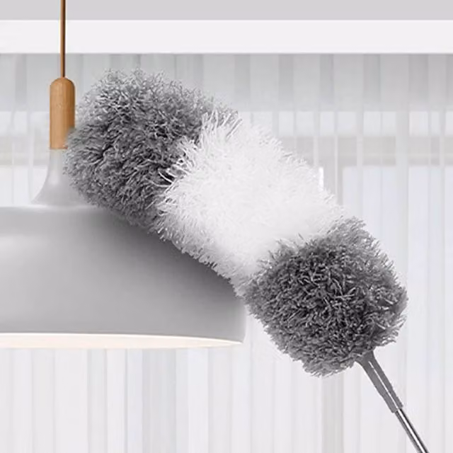 VOGREX Grey Extendable Telescopic Cobweb Duster Long Ceiling Brush – 1