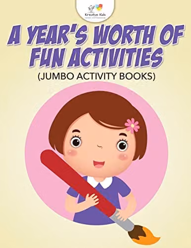 Kreative Kids Jumbo Activity Books: A Year's Worth of Fun Activities for Children, Multicolour