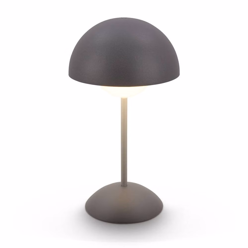 Briloner Anthracite Rechargeable LED Table Lamp, Dimmable Touch Control, IP44 Waterproof, W/D/H: 16 x 16 x 29 cm – 2
