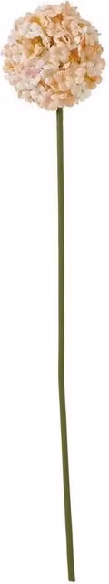 Lemon Pavilion Peach Allium Artificial Flower Single Stem, Height: 56 cm