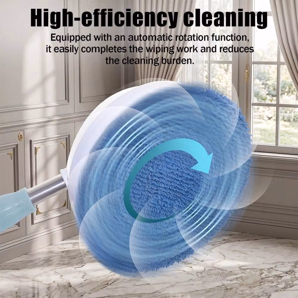 Kelvenix Electric Cordless Floor Cleaner Scrubber Polisher Mop Kit in White – 2