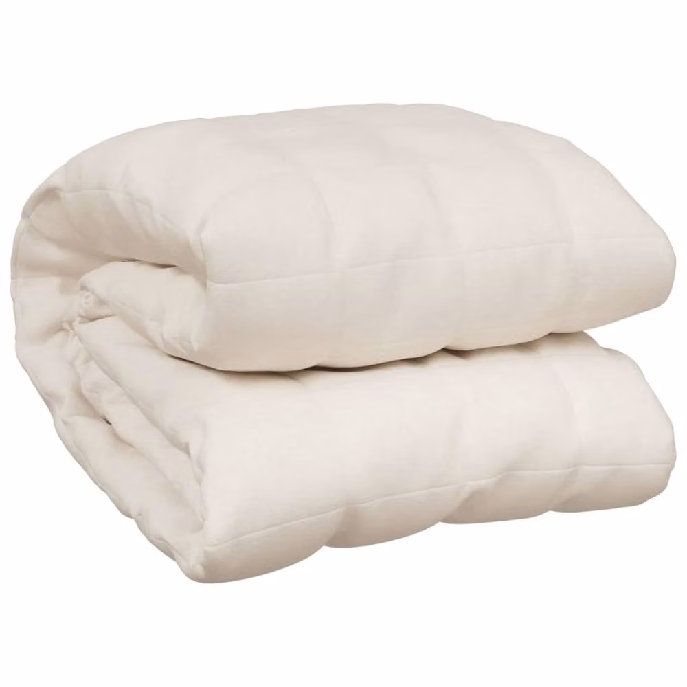 Berkfield Home Weighted Blanket in Beige, W 150 cm x L 200 cm, 7 kg – 2