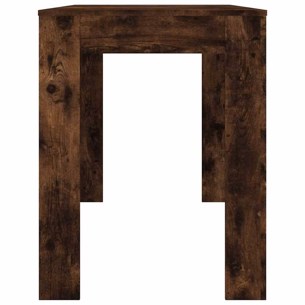 Berkfield Home Rectangular Dining Table in Smoked Oak Brown, W/D/H: 120 x 60 x 76 cm – 5