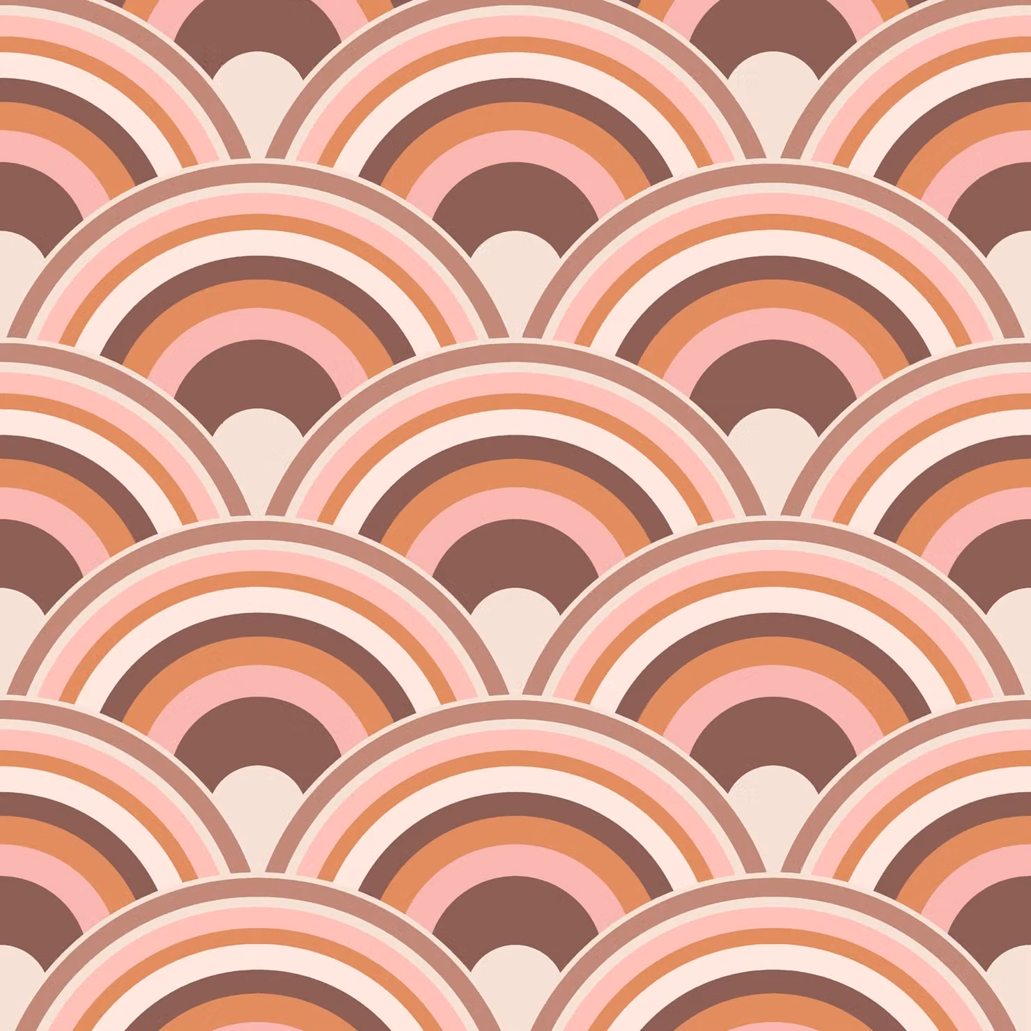 Graham & Brown Curve Earth Pink Geometric Abstract Wallpaper, Width: 52 cm – 2