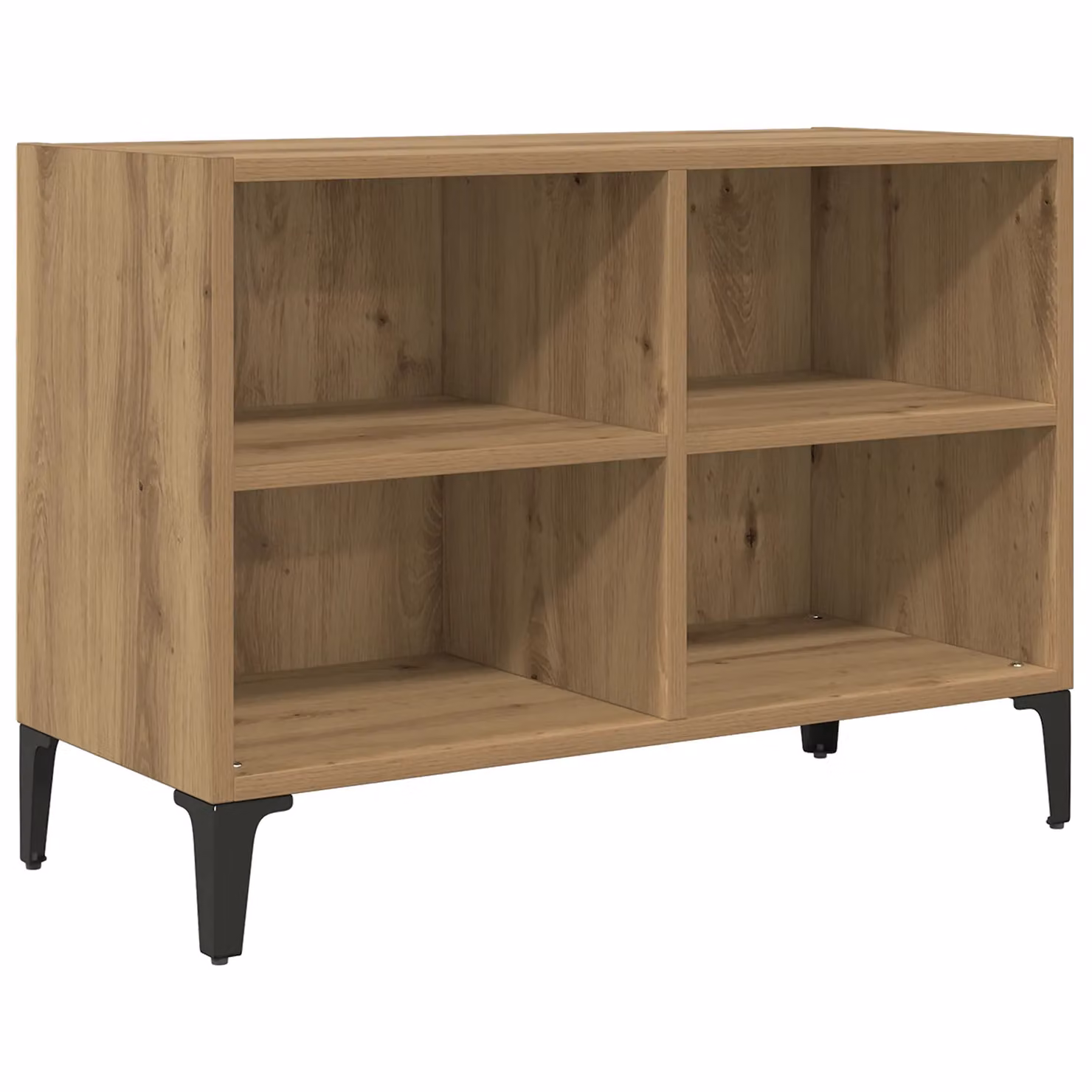 Berkfield Home Artisan Oak Medium TV Stand in Brown – 2