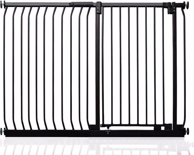 Safetots Extra Tall Elite Pressure Baby Gate, Black, Width: 134 cm - 143 cm
