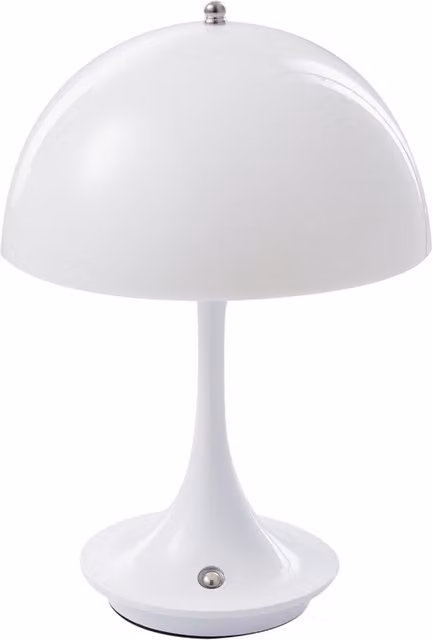 Kidkid Compact Mushroom-Shaped Dimmable Table Lamp in White