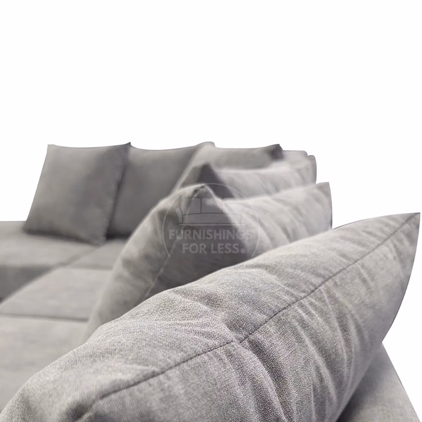 Furnishings For Less UK Casper Grey Chenille 5 Seater L Shaped Corner Sofa, Left Hand Facing – 2