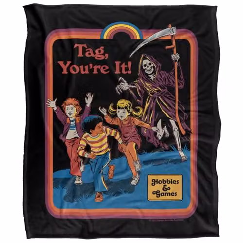 Steven Rhodes Tag You're It Multicolour Super Soft Fleece Throw Blanket W/D/H: 152 x 127 cm – 5