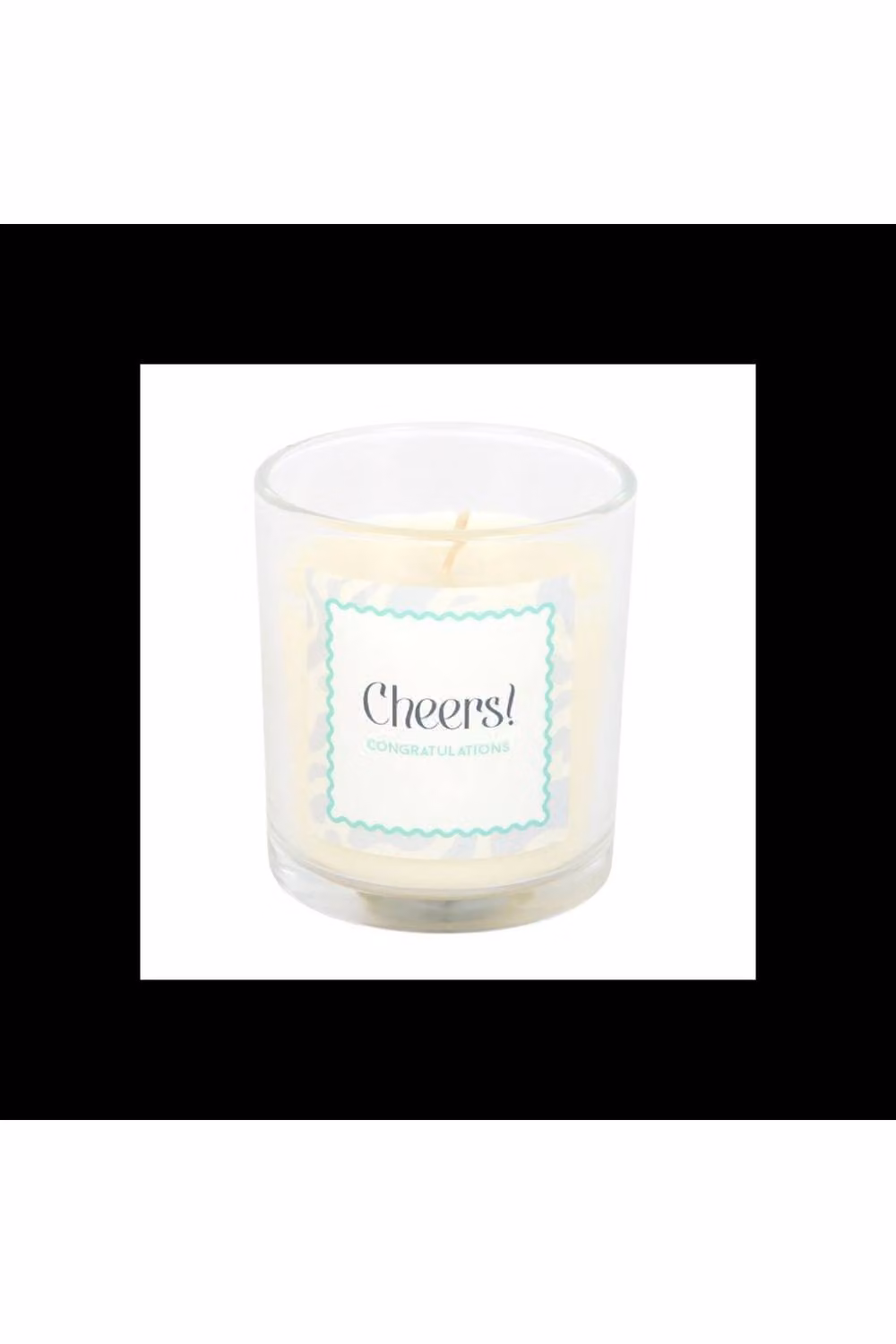 KDMD Cheers Congratulations Champagne Fizz Candle in White – 2