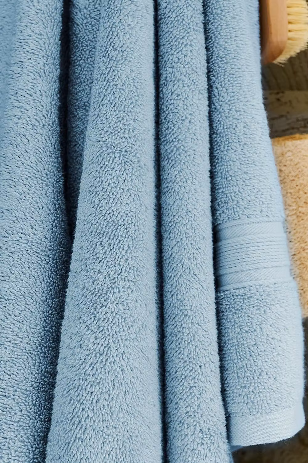 CHRISTY Serene Soft Tone Blue 100% Combed Cotton Terry Towels – 3