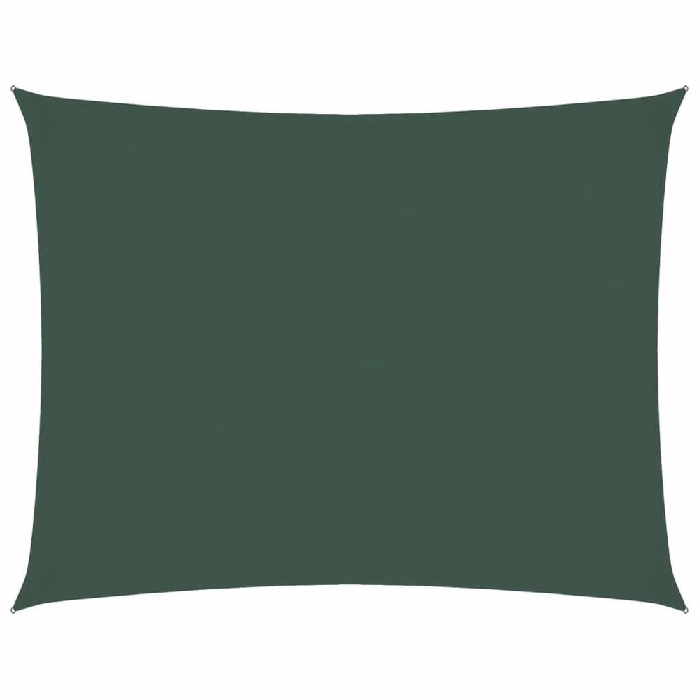 Berkfield Home Rectangular Oxford Fabric Sunshade Sail in Dark Green, 4 x 5 m – 1