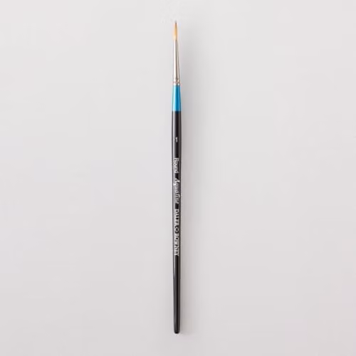 Daler-Rowney Aquafine Round Watercolour Brush with Soft Synthetic Hair and Short Handle – 1