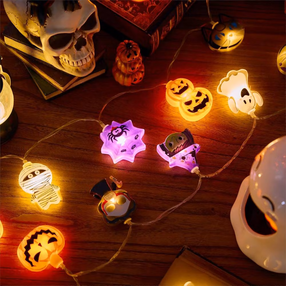Garwarm 20 LED Multicolour RGB Halloween Fairy Lights with Timer and Battery Operation – 2