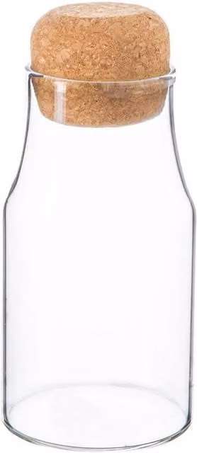 Argon Tablewares Transparent Glass Storage Bottle with 180ml Capacity