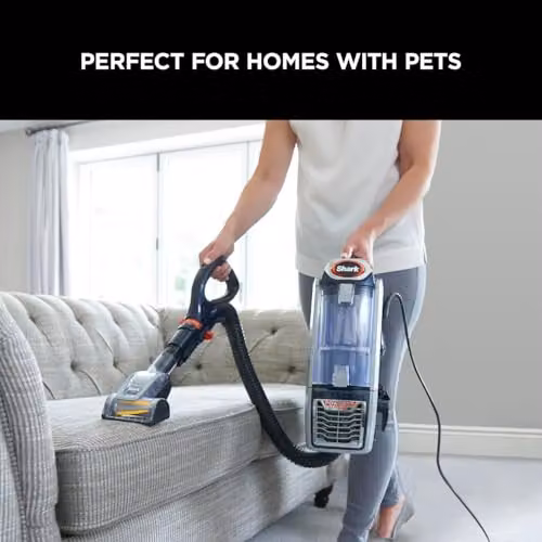 Shark Corded Upright Pet Model Vacuum Cleaner, 750W, Blue and Orange – 3
