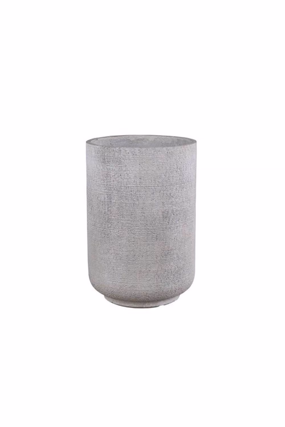 KDMD Beige and White Round Modern Planter Tub, H 40 cm x W 27 cm – 2