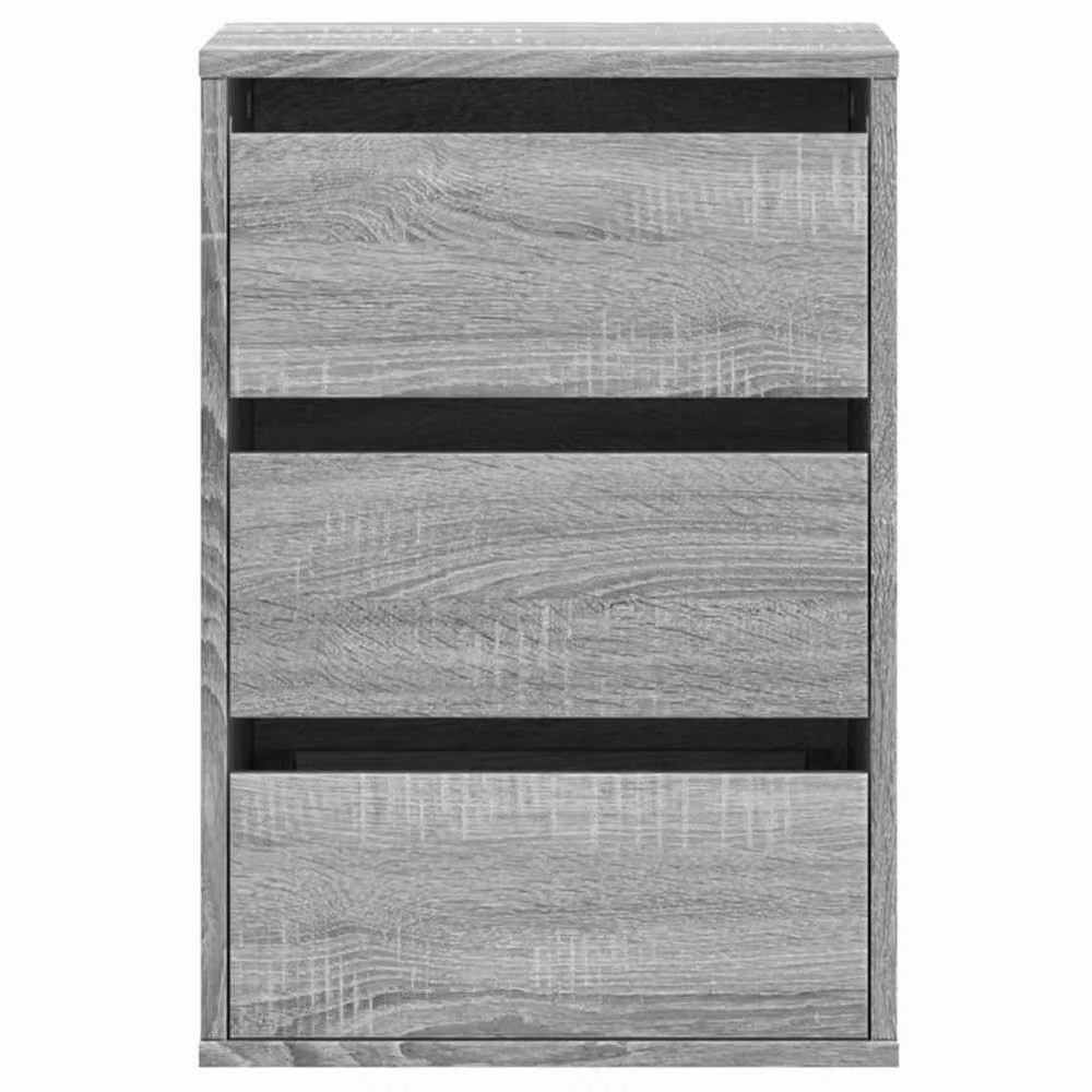 Berkfield Home Corner Chest of Drawers in Grey Sonoma, W/D/H: 40 x 41 x 58 cm – 2