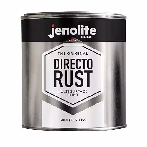 JENOLITE White Gloss Multi Surface Paint, 1 Litre (RAL 9016) – 1