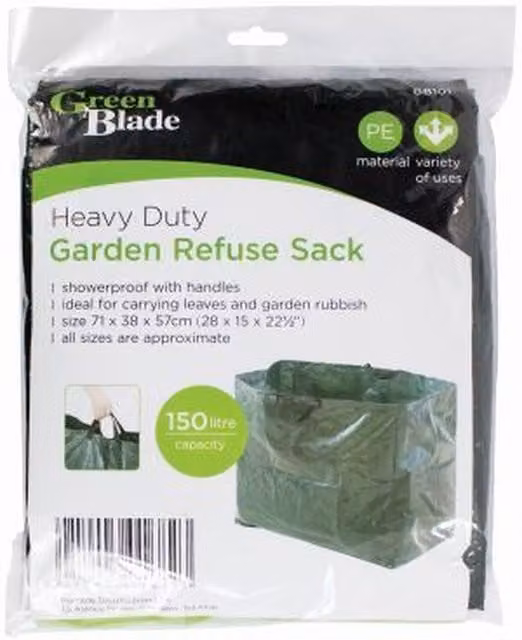 Green Blade Heavy-Duty Garden Waste Bag, Green