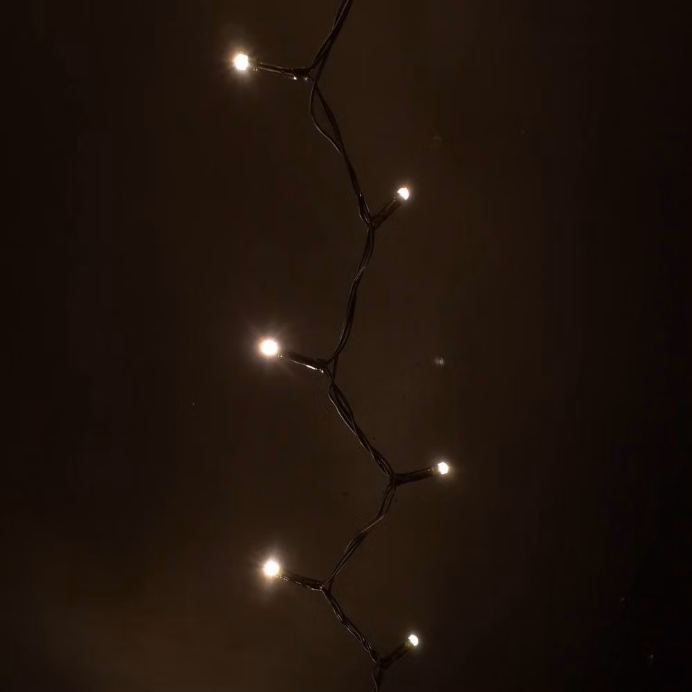 Samuel Alexander 380 LED Premier Christmas Outdoor Timer Lights, 23m, Warm White in Beige – 2