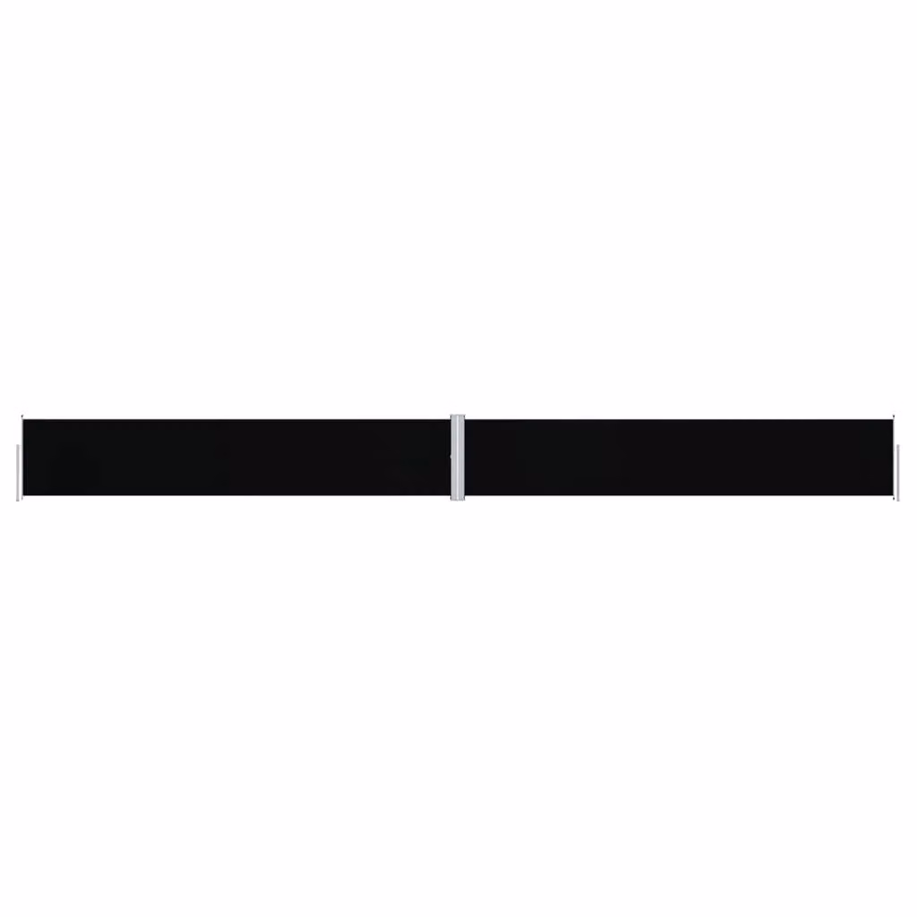 Berkfield Home Retractable Single Roller Side Awning in Black, Polyester, W/H: 117 x 1200 cm – 2