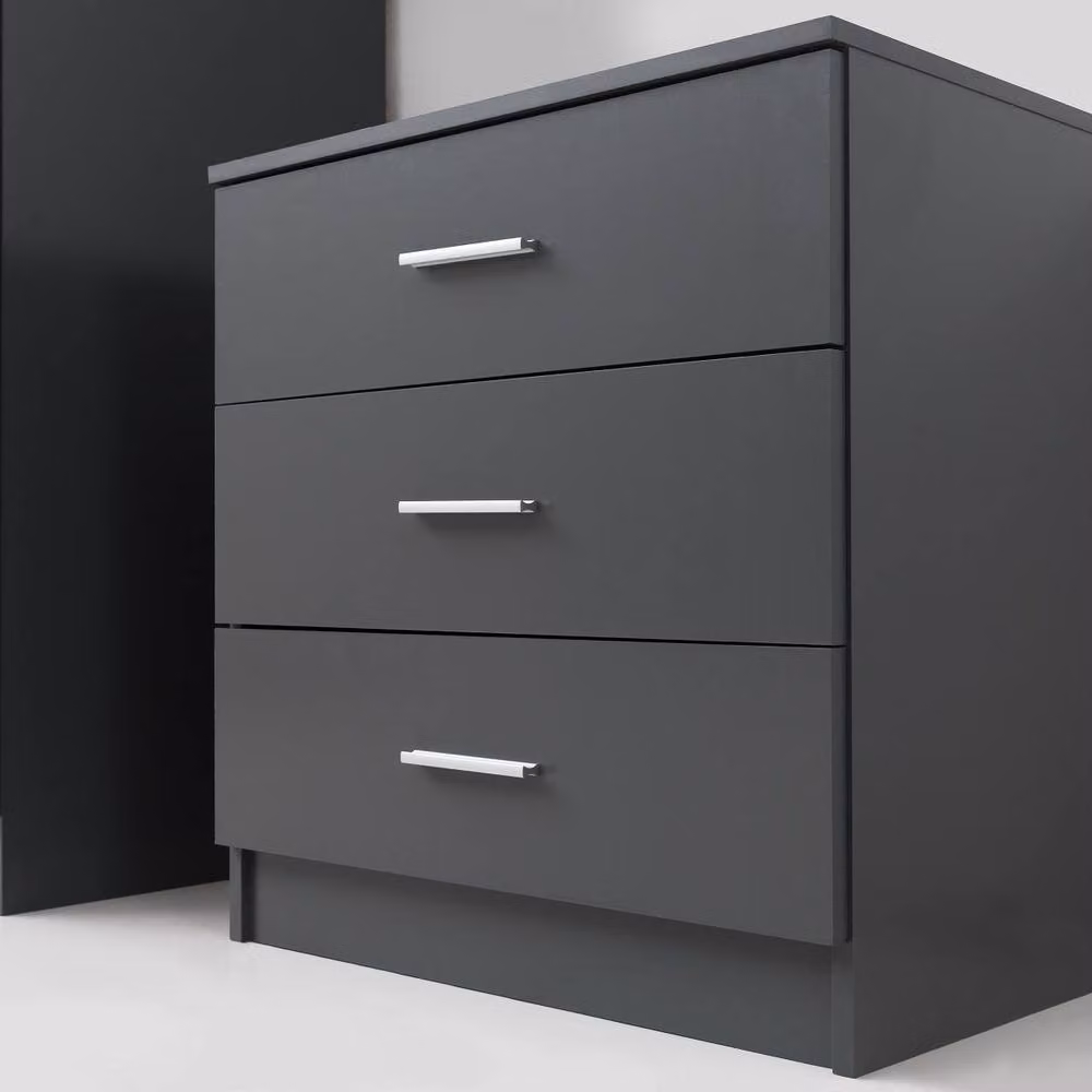 Timber Art Design Rio Costa 3 Drawer Chest in Grey – 4