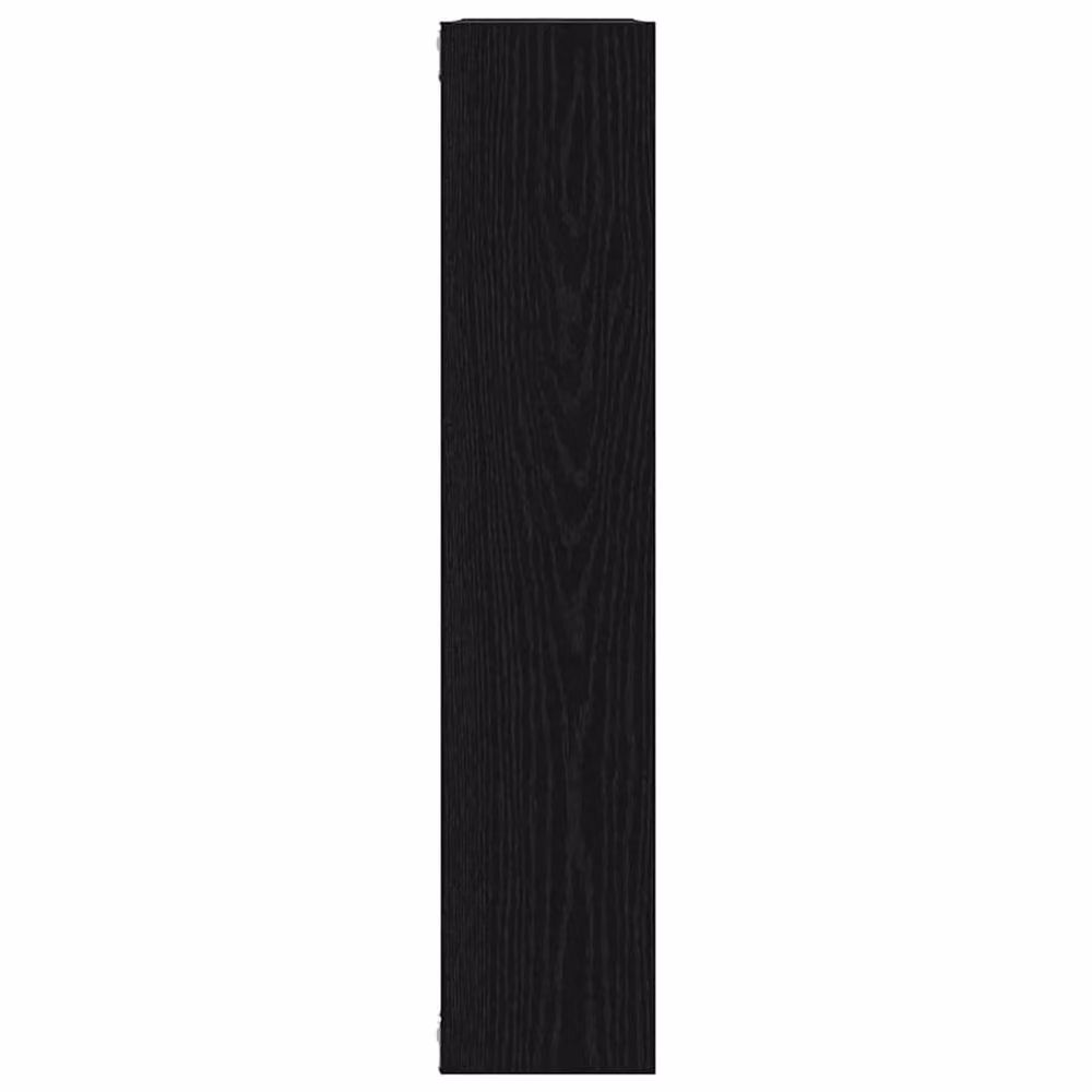 Berkfield Home Wall Mounted Black Oak Shelf, W/D/H: 90 x 16 x 78 cm – 4