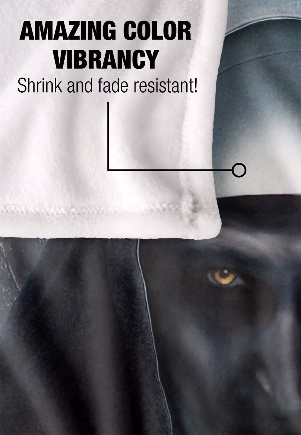 The Nun Super Soft Silky Touch Throw Blanket, White, W: 152 cm, D: 127 cm – 4
