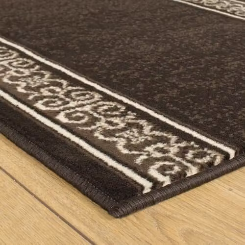 runrug Ethnic Tribal Hallway Runner Rug, Brown, W: 70 cm, L: 390 cm – 4