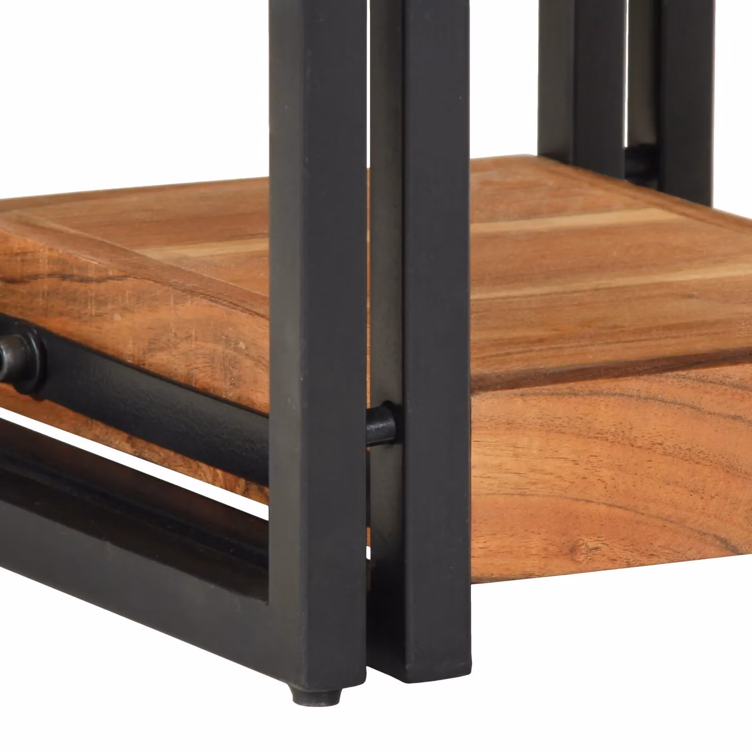 Berkfield Home Set of 2 Modern Acacia Wood Nightstands in Brown, W/D/H: 30 x 30 x 40 cm – 7