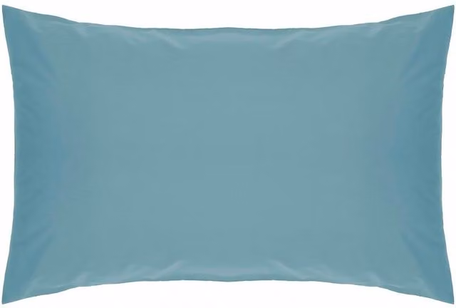 Belledorm Easy Care 200 Thread Count Cotton Polyester Percale Housewife Pillowcase in Petrol Green – 2