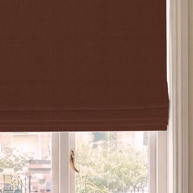 HOUSE Llewelyn-Bowen Made To Measure Blackout Roman Blind in Cinnamon