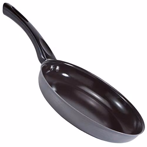 mysmartbuy Non-Stick Ceramic Frying Pan, Black, Diameter: 23 cm