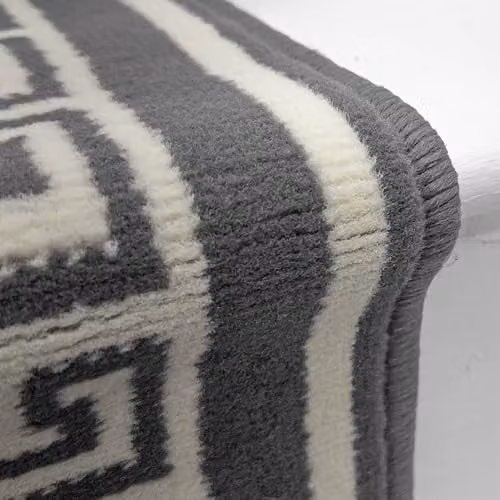 runrug Soft and Comfortable Stair Runner in Grey, W: 100 cm, L: 480 cm – 5
