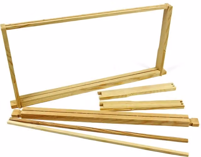 Actiasbee 100-Pack Langstroth Brood Frames Flat Pack in Pine Wood, 48.26 cm
