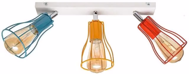 Netlighting Tube Spotlight Bar in White, Orange, Red and Turquoise, Length: 40 cm