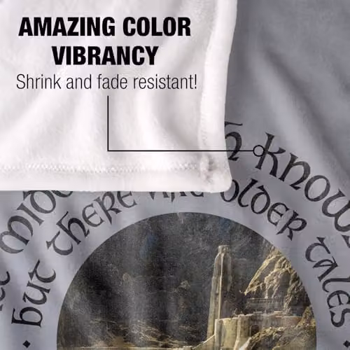 LOGOVISION Lord of the Rings War of the Rohirrim Super Soft Fleece Throw Blanket, Multicolour, W: 91 cm, D: 147 cm – 3