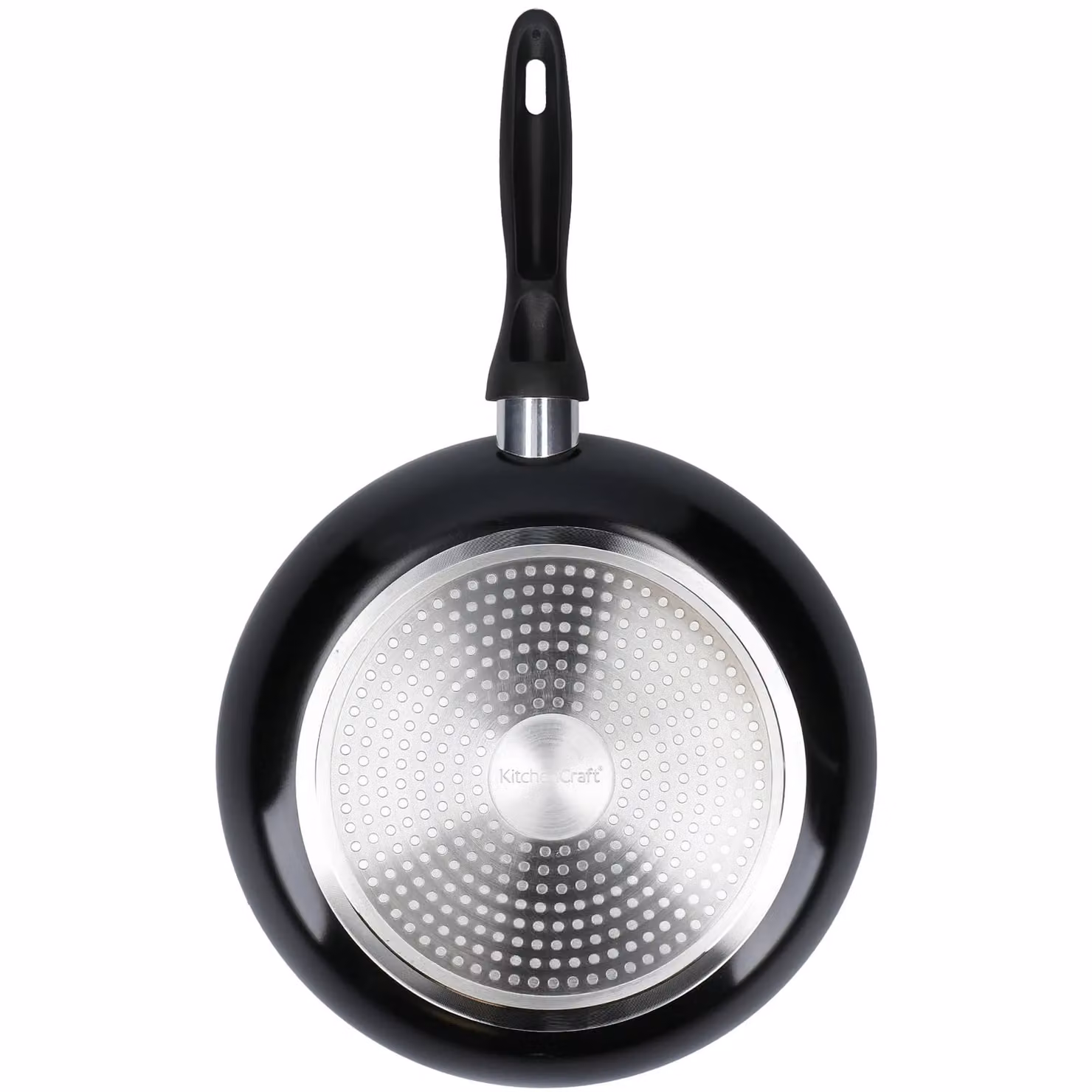 KitchenCraft Non-Stick Aluminium Frying Pan Set of 2 in Grey and Black – 5