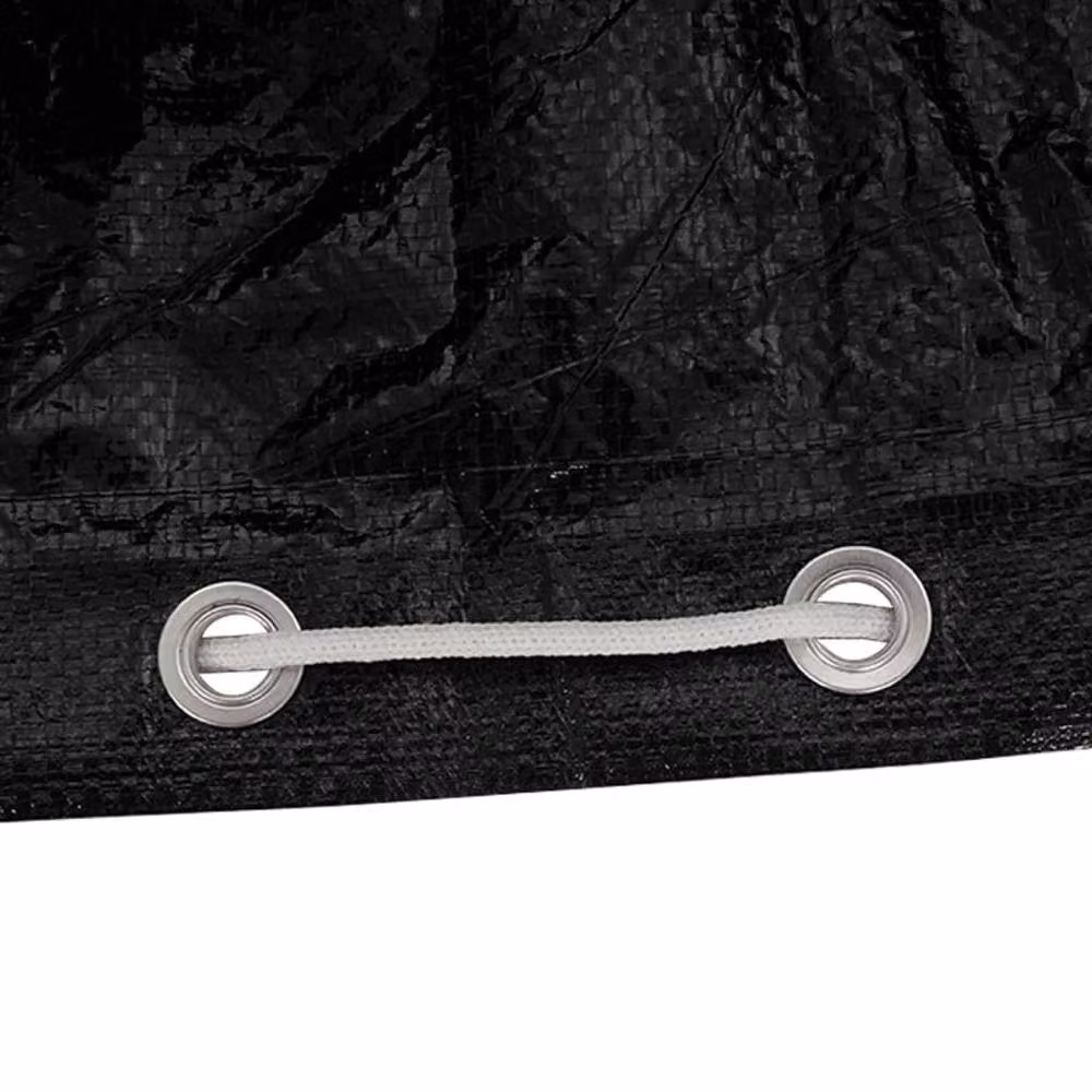 Berkfield Home Rectangular Garden Furniture Covers, 2 Pack, Black, W/D/H: 180 x 122 x 75 cm – 4