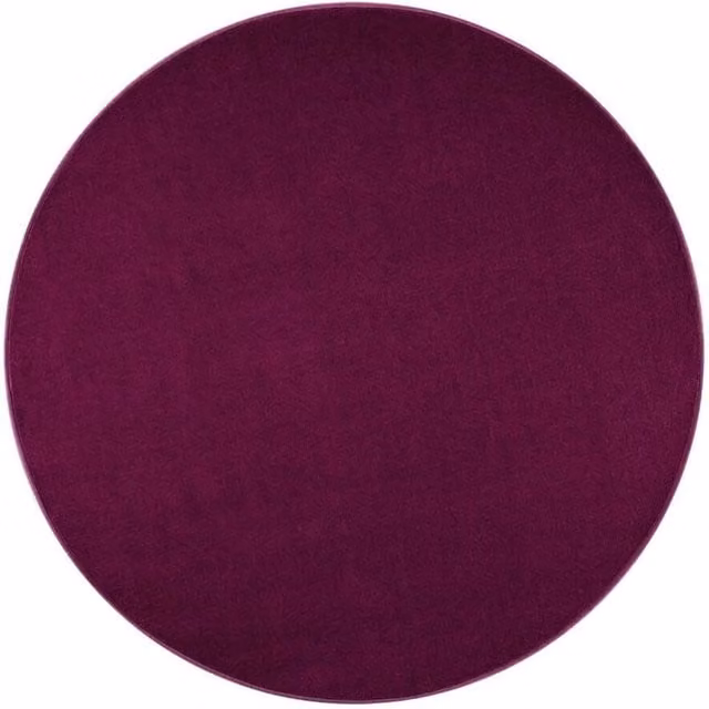 Hanse Home Purple Plain Polypropylene Minimalist Rectangular Runner Rug